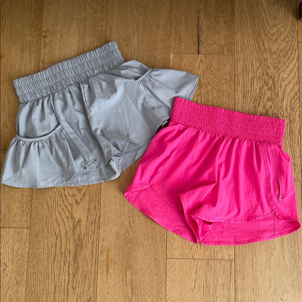 Stylish Kids Bottoms Set - Pink and Gray